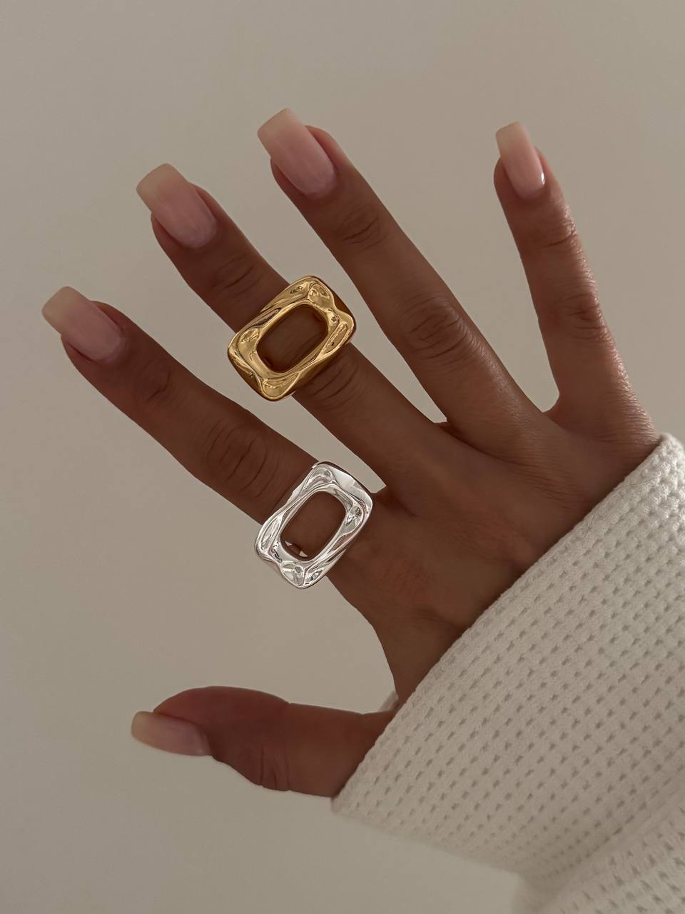 انگشتر مستطیلی