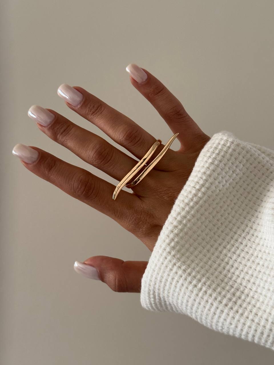 انگشتر دو لاین دو انگشتی