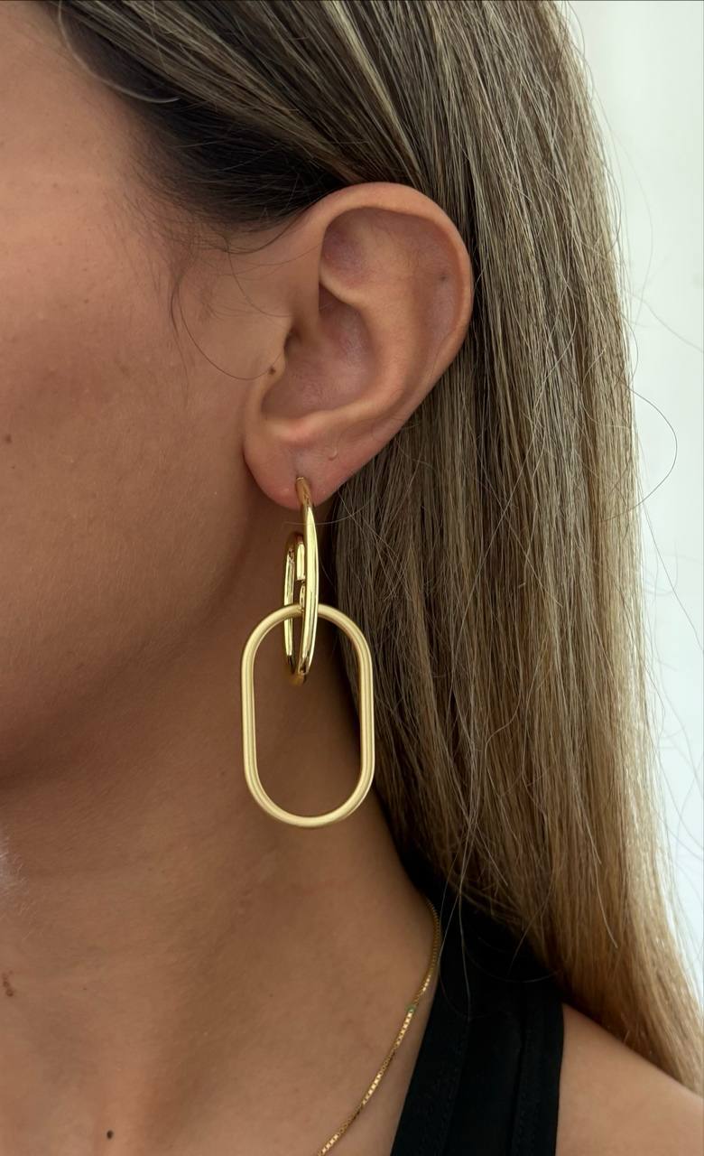 گوشواره فشن طلایی